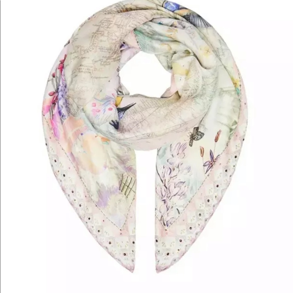 CAMILLA *Mermaid Milla* silk square scarf top wrap